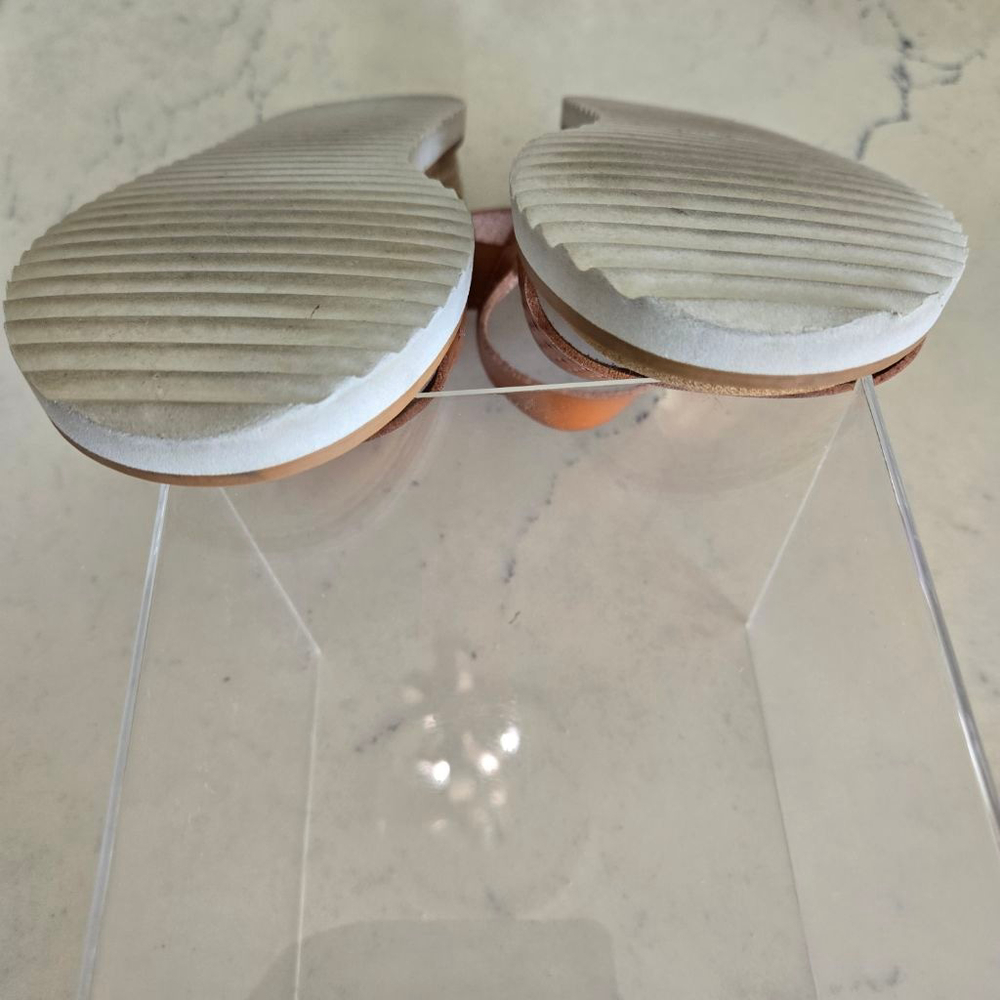 Women's BOBS from Skechers Brown & White Sandals Size 7 - Picture 7 of 9